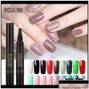 Nagelgel een stap Poolse pen 5 ml 58 kleuren afwezig van bovenste witte borstel nagels kunst semi permanent uv hybride ky0ru 8f4ye drop levering healt dhts5