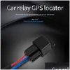 CAR GPS-tillbehör C13 Säkerhetsrelä Tracker GSM Locator App Tracking Remote Control Anti-Poster Monitoring Cut Oil Power Car-Track DH0O2