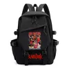 Schulbeutel große Kapazität Slam Dunk Anime Bag Female Zip Camping Einfacher Harajuku -Stil Laptop lässig schwarze Reisebühne Frauen 230818