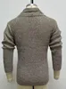 Men's Sweaters Autumn/Winter Knit Sweater With Shawl Collar And Patch Pockets Cardigan Outerwear