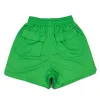Rhide Shorts Designer Sweatpants Summer Leather Letter Mesh Basketball Men's Beach Jogging Casual Loose Pants Green
