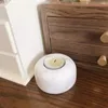 Candle Holders Natural Marble Pillar Holder Tea Light Votive For Festival Party Table Decor-Two Sided Available