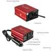 Billaddare 150W Chargers Power Inverter 12V DC till 110V AC-omvandlare med 3,1A Dual USB Car-Charger Drop Delivery Mobiles Motorcykel DHJZQ