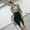 Women's Blouses Fashion Women 2023 Europe America Spring Autumn Leopard Print Long Sleeve Chiffon Shirts Ladies Blusas Mujer Female Top