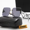 Горячие винтажные бренды дизайнер солнцезащитные очки ретро негабаритные квадратные поляризованные солнцезащитные очки для женщин без оправы каркасы винтажные оттенки UV400 Классические большие металлические солнцезащитные очки