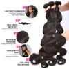 30 32 34 36 40 Zoll Körperwelle Brasilianische Naturfarbe 3/4 -Stcs Remy Human Hair Bündel für schwarze Frauen