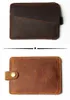 Wallets Leather Men's Short Pull Card Holder European And American Retro Real Pickup Bag Men Wallet Genuine