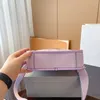 Kobiety worka na torebki luksurys torebki torby crossbody torebki torebki śliczne proste litery nadruku dziewczyna ramię Messenger Purple torba 230819