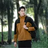Giacche da uomo staccabili Coate con cappuccio patchwork Outweares Outdoor Outwears Overbreak Scalering Travel Over -Coat 230818
