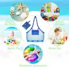 Storage Bags Large Capacity Outdoor Beach Bag Foldable Portable Children Sand Away Kids Toys Clothes Towel Organiser