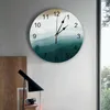 Horloges murales mer plage aquarelle dégradé chambre horloge grande cuisine moderne salle à manger ronde salon montre décor à la maison