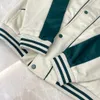 2023 최신 남성 재킷 패션 대비 대비 컬러 스티칭 재킷 디자인 럭셔리 브랜드 미국 크기 고품질 디자이너 재킷