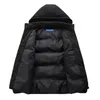 Homme Veste Parkas Épais Vers Le Bas Bomber Manteaux Doudounes Manteau D'hiver À Capuchon Outwears Fermetures À Glissière Chemises Tops Coupe-Vent Taille Asiatique M-3XL