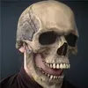 Maski imprezowe 1PCS Full Head Skull Mask Mouth można przenieść Halloween Horror Maska dla dorosłych Mask Haunted Hous