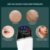 Massageador de rosto EMS Microcorrente Pulse Beauty Device LED PON FACE REVENDO DE PECENDO VIBRAGEM MASSAGER SKIN TERCEDENTE ANTI-RULINK