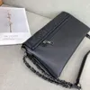 Skull Printing Shoulder Bag Black solid color chain Women Crossbody Bags Messenger Brand Women Bags Hasp Purse New