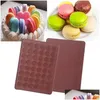 Baking Moulds Mods 30/48 Holes Sile Mat For Oven Aron Non-Stick Cake Pad Bakeware Pastry Tools Drop Delivery Home Garden Kitchen Dinin Dh0Xx