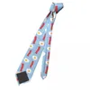 Kowądy krawaty jajka krawat mężczyzn kobiety poliester 8 cm urocza szyja na męskie wąskie akcesoria Cravat Cosplay Props