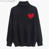 Men's Sweaters designer sweater Love A mens womens black and white cardigan knit woman low collar fashion letter long sleeve clothing Tops Z230819