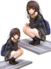 Figuras de brinquedos de ação que eu rasguei, então trouxe uma garota do ensino médio em casa Sayu Anime Girl PVC Action Figure Game Sartue Adult Collection Modelo Doll 230818