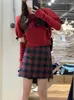 Kvinnors tröjor 2023 Spring Deisgn Y2K Crop Topps Female Slim Sticke Treeat Women Korean Style Elegant Pullover Office Lady Chic Pure