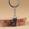 Key Rings Diy Letters A Z Metal Chain Rhodium Plated unisex sleutelhanger eenvoudige letternaam autoring voor beste feest cadeau drop levering smt2v