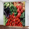 Gordijn po fruit gordijnen 3D set voor slaapkamer woonkantoor el thuis muur decoratieve decoratie