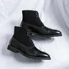 Boots Golden Sapling Casual Business for Men Fashion Leather Shoes Classics Chelsea Boot Leisure Man Shoe Dress Formal Footwear 230818