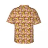 Men's Casual Shirts Shirt Floral Pattern Short Sleeve Tops Lapel Summer