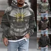 Erkek Hoodies Sonbahar Kış Kişiselleştirilmiş Retro Bluz Erkek Yüksek Kaliteli Pamuklu Kapüşonlu Sweatshirt Mizaç Beyefendisi Ortaçağ Punk Hoodie