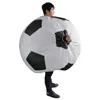 Funny Inflatable Football Soccer Cartoon character Mascot Costume Advertising Adult Fancy Dress Party Animal carnival props gift