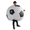 Funny Inflatable Football Soccer Cartoon character Mascot Costume Advertising Adult Fancy Dress Party Animal carnival props gift