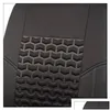 Bilstol täcker svart 4mm svamp ers sportig design med tre dragkedja bakre delade tillbehör interiör droppleverans mobiler motorcykel dhomh