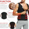 Taille Ventre Shaper Hommes Abdomen Réducteur Corps Shaper Promouvoir La Sueur Sauna Gilet Fitness Taille Formateur Ventre Minceur Shapewear Graisse Corset Top 230818