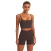2023New Yoga Outfit 2 PCS Seamless Suit Women Sports Bra Vest High Waist Leggings Shorts Gym Set Fitness Workout Clothes Sportswear Original