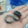 Cluster Rings Selling / Hand-carve Jade Ring Fashion Jewelry Men Women Luck Gifts Amulet