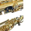 Kopiera Tyskland (JK) Keilwerth ST90 Gold Lacquer Alto Saxophone EB Wind Brass Instrument Sax Alto Western Instruments Sax