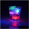 Decompressie speelgoed 2021 Mini LED Party Lights Square Color Changing Ice Gloeien