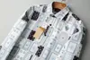 Ontwerpers Mens Drail Shirts Business Fashion Casual Shirt Brands Men Spring Slim Fit Shirtsasiaanse maat M-3XL #05