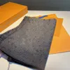 23SS Designer Scalves Original Monogram Split City Classics Men Women Cashmere Scarf för vinterkvinnor och mens långa omslagsstorlek