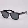 Fashion Sunglasses Men Women classic Square Black Acetate Frame Real Glass Lenses Women Mens SunGlasses Oculos De Sol303z