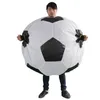 Funny Inflatable Football Soccer Cartoon character Mascot Costume Advertising Adult Fancy Dress Party Animal carnival props gift