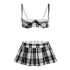 Sexy Set School Girl Cosplay Women Sexy Lingerie JK Uniform Clothing Sets Roleplay Temptation Mini Skirt Sexy Cute Student Costumes 230818