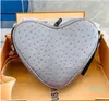 Shoulder Bags 5A heart bag Bags Shoulder Bag Women Handbags Purse Cro Body Shoulder Handbag Leather Fashion