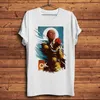 Erkekler Tişörtleri Saitama One Punch Tamam Adam Anime Komik Tshirt Erkekler Homme Kısa Kol O boyun rahat tee Unisex Street Giyim Gömlek