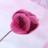 Vorhang Bunte rosa Tulpe schiere Vorhänge Voile Tüll für Küchen Wohnzimmer Schlafzimmer Fensterbehandlung Vorführung Vorhänge Home Dekoration