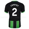 23 24 Maupay Cucurella Soccer Jerseys Webster Trossard March Mac Allister Mwepu Connolly Moder 2023 Away Men Camisa de fútbol Tamaño de la Seagullida S-4XL Men Kids Adultos Adultos Adultos