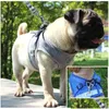 Dog Collars Leashes Harnesses With Reflective Outdoor Adjustable Pet Leash For Medium Dogs Breathable Accessories Designer Puppy Ves Dh9Er