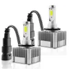 Phares De Voiture Txvso8 Phare Led D1S D3S 20000Lumens Faisceau De Route 6000K Blanc Super Lumineux 2Pcs Installation Facile Goutte De Lumière Livrer Dhqax