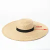 Berretti grandi cappelli di paglia brima per donne estate oversize beach hat protection sun wholesale 230818